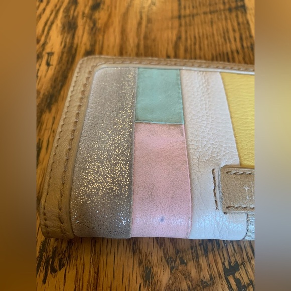 The sak patchwork pastel wallet leather grunge - Picture 2 of 9